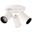 3 Light R20 Straight Cylinder White Finish (Pack of 2)