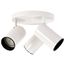 3 Light R20 Straight Cylinder White Finish (Pack of 2)