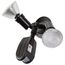 2 Light 10" Flood Light Exterior PAR38 w/ Adjustable Swivel & Motion Sensor Bronze Finish