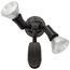 2 Light 10" Flood Light Exterior PAR38 w/ Adjustable Swivel & Motion Sensor Bronze Finish