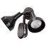 2 Light 14" Flood Light Exterior PAR38 w/ Adjustable Swivel & Motion Sensor Bronze Finish
