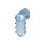 1 Light 10" Industrial Style Wall Mount w/ Frosted Glass Metallic Silver Finish