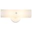 2 Light 14" Vanity w/ White "U" Channel Glass White Finish (Pack of 3)
