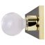 6 Light 36" Vanity Strip Polished Brass Finish