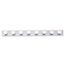 8 Light 48" Vanity Strip Polished Chrome Finish