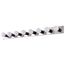 8 Light 48" Vanity Strip Polished Chrome Finish