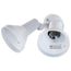 2 Light 15" Flood Light Exterior PAR38 w/ Adjustable Swivel White Finish