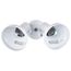 2 Light 15" Flood Light Exterior PAR38 w/ Adjustable Swivel White Finish