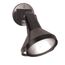 1 Light 8" Flood Light Exterior PAR38 w/ Adjustable Swivel Black Finish