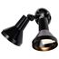 2 Light 15" Flood Light Exterior PAR38 w/ Adjustable Swivel Black Finish