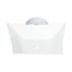 2 Light 12" Ceiling Fixture White Square White Finish (Pack of 2)