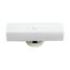 2 Light 14" Vanity w/ White "U" Channel Glass w/ Convenience Outlet White Finish (Pack of 2)