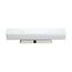 4 Light 24" Vanity w/ White "U" Channel Glass w/ Convenience Outlet White Finish (Pack of 2)