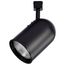 1 Light R30 Track Head Bullet Cylinder Black Finish (Pack of 2)