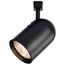 1 Light R30 Track Head Bullet Cylinder Black Finish (Pack of 2)
