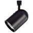 1 Light R30 Track Head Bullet Cylinder Black Finish (Pack of 2)