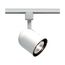 1 Light PAR20 Track Head Short Bullet Cylinder White Finish (Pack of 2)