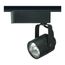 1 Light MR16 12V Track Head Round Black Finish