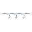 1 Light MR16 12V Track Head Gimbal Ring White Finish