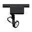 1 Light MR16 12V Track Head Gimbal Ring Black Finish