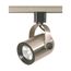 1 Light MR16 120V Track Head Round Back Brushed Nickel Finish (Pack of 2)