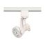 1 Light MR16 120V Track Head Gimbal Ring White Finish (Pack of 2)