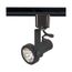 1 Light MR16 120V Track Head Gimbal Ring Black Finish (Pack of 2)