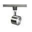 1 Light LED 12W Track Head Round Brushed Nickel 36 Deg. Beam