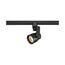 1 Light LED 12W Track Head Angle Arm Black 36 Deg. Beam