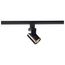 1 Light LED 12W Track Head Barrel Black 24 Deg. Beam