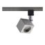 1 Light LED 12W Track Head Square Brushed Nickel 36 Deg. Beam