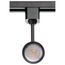10 Watt LED Commercial Track Head Black Cylinder 24 Degree Beam Angle