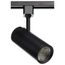 20 Watt LED Commercial Track Head Black Cylinder 36 Degree Beam Angle