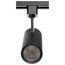 20 Watt LED Commercial Track Head Black Cylinder 36 Degree Beam Angle