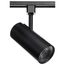30 Watt LED Commercial Track Head Black Cylinder 24 Degree Beam Angle