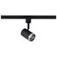 12 Watt LED Small Cylindrical Track Head 3000K Matte Black and Brushed Nickel Finish