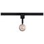 12 Watt LED Small Cylindrical Track Head 3000K Matte Black and Brushed Nickel Finish