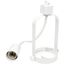 3 Light PAR30 Gimbal Ring Track Kit 4 foot Track White