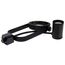 3 Light PAR30 Gimbal Ring Track Kit 4 foot Track Black