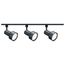 3 Light R30 Step Cylinder Track Kit 4 foot Track Black