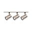 3 Light R30 Straight Cylinder Track Kit 4 foot Track Brushed Nickel
