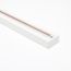 3 Light MR16 Round Back Track Kit 4 foot Track Line Voltage White