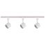 Track Lighting Kit 12 Watt LED 3000K 4 foot Track 36 degree Round shape White finish