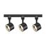 Track Lighting Kit 12 Watt LED 3000K 4 foot Track 36 degree Round shape Black finish