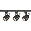 Track Lighting Kit 12 Watt LED 3000K 4 foot Track 36 degree Pinch back Black finish