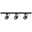 Track Lighting Kit 12 Watt LED 3000K 4 foot Track 36 degree Pinch back Black finish