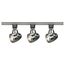 Track Lighting Kit 12 Watt LED 3000K 4 foot Track 36 degree Pinch back Brushed Nickel finish