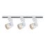 Track Lighting Kit 12 Watt LED 3000K 4 foot Track 36 degree Round shape w/ angle arm White finish