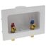 Press Center Outlet Washing Machine Box - Valves Installed
