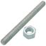 Plated Stud Bolt, Nut and Washer Set for 3" Butterfly Valves
